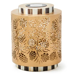 MacKenzie-Childs Holiday|The Fall Shop<Pinecone Short Solar Lantern