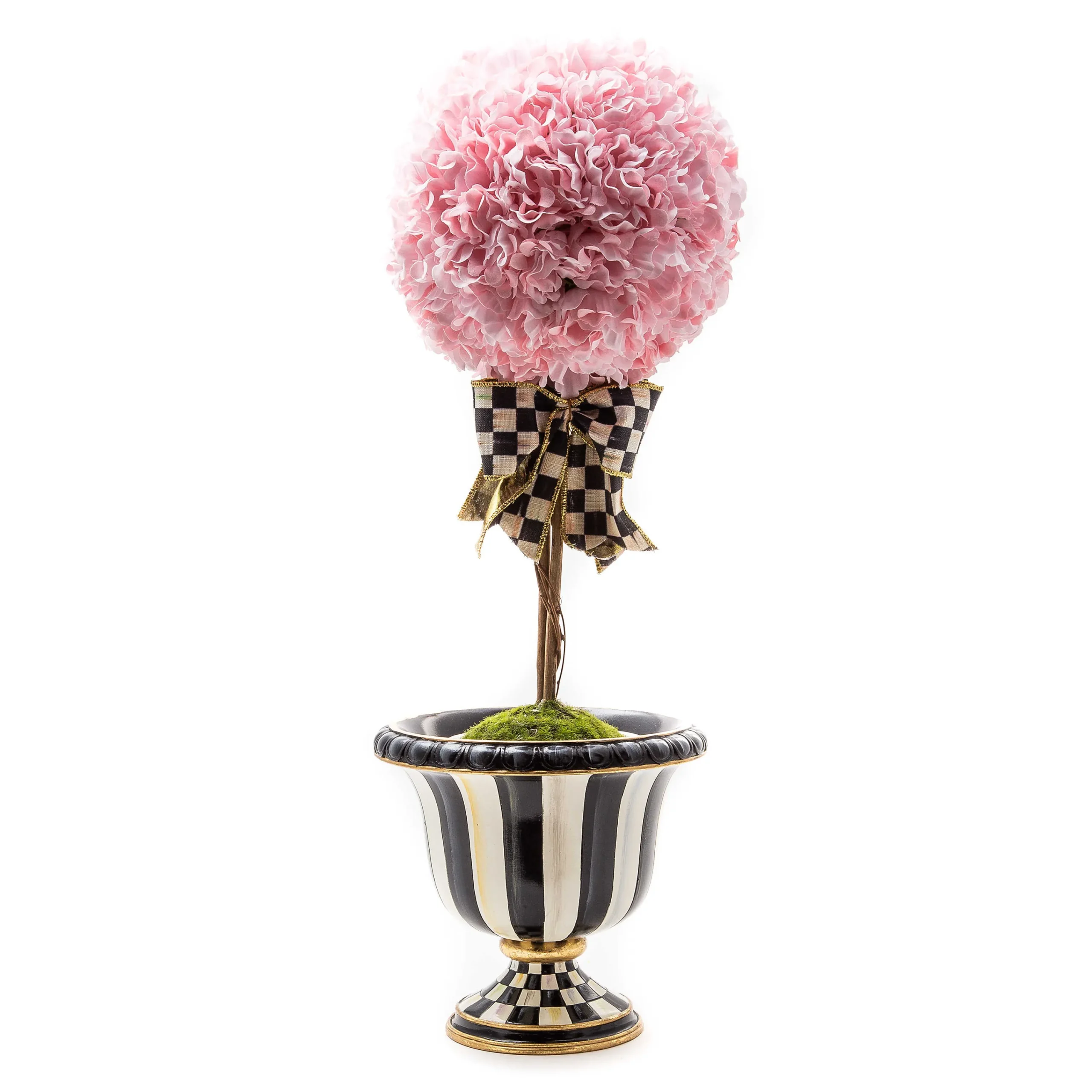 MacKenzie-Childs Greenery & Florals<Pink Topiary Small Drop In
