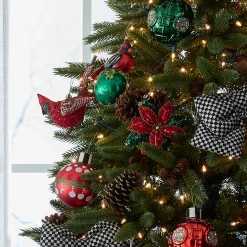 MacKenzie-Childs Holiday<Poinsettia Beaded Ornament