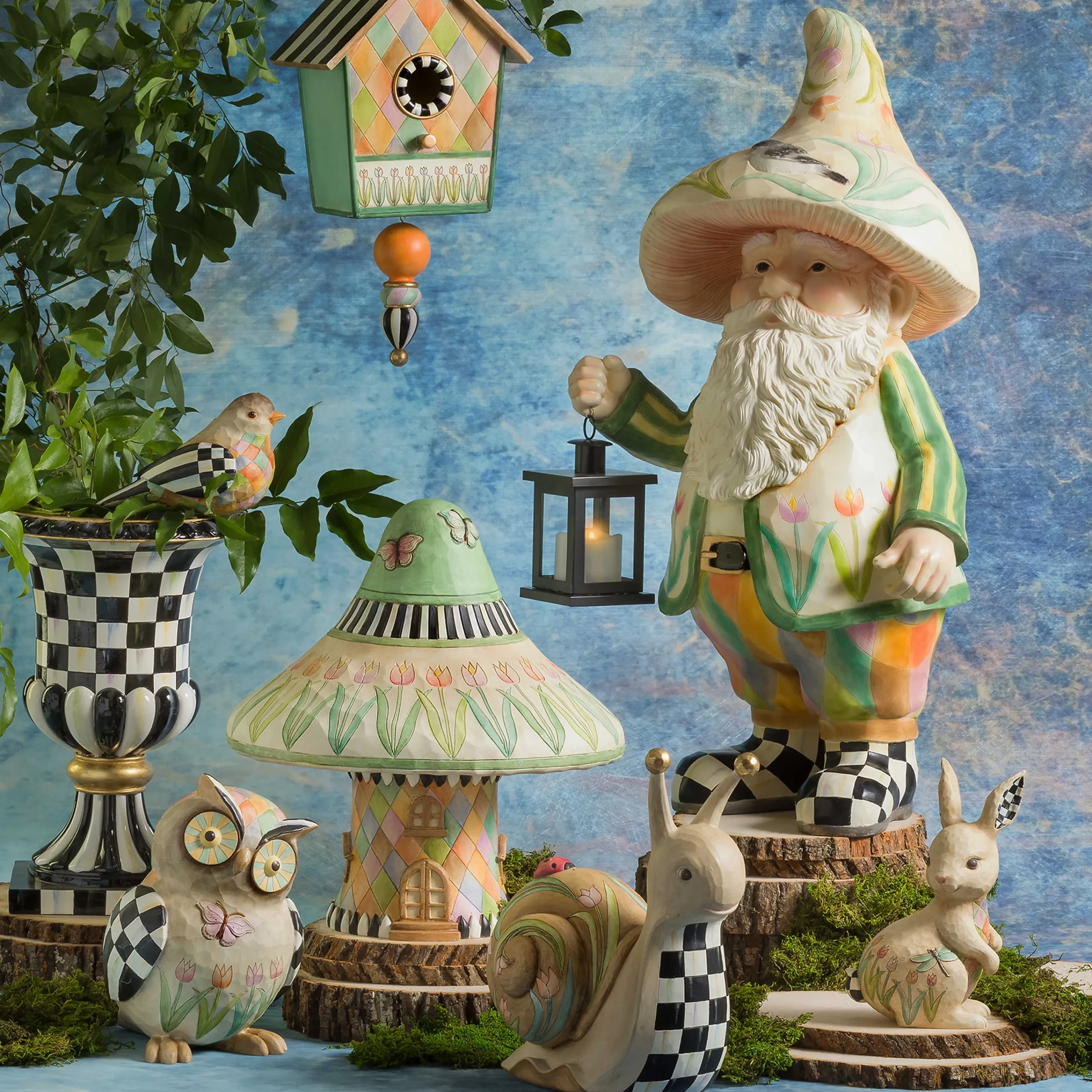 MacKenzie-Childs Spring|Room Accents<Poplar Ridge Bird