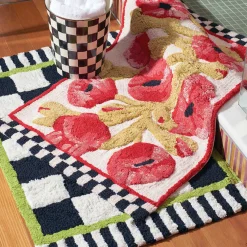 MacKenzie-Childs Bath & Bath Accessories<Poppy Bath Rug