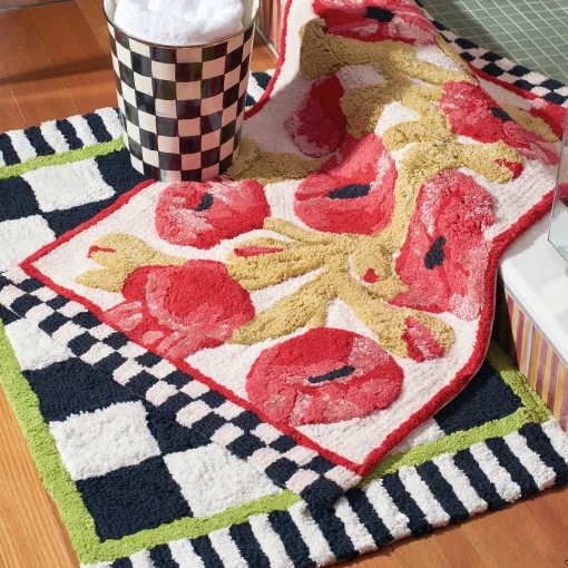MacKenzie-Childs Bath & Bath Accessories<Poppy Bath Rug