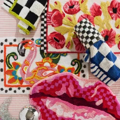MacKenzie-Childs Bath & Bath Accessories<Poppy Bath Rug