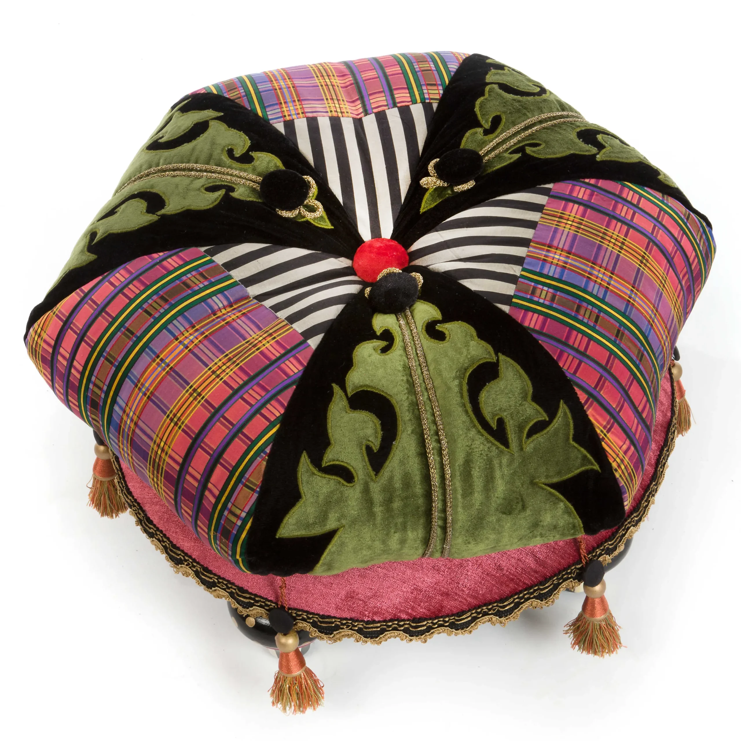 MacKenzie-Childs Living Room<Portobello Road Footstool