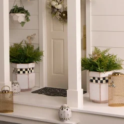 MacKenzie-Childs Spring|Greenery & Florals<Potted Large Fern With Bee