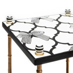 MacKenzie-Childs Living Room|Bath & Bath Accessories<Pretty As A Bow 3 Tiered Table