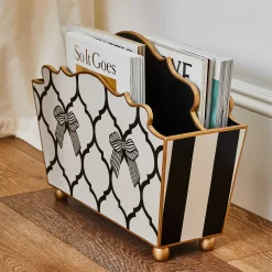 MacKenzie-Childs Room Accents<Pretty as a Bow Magazine Holder