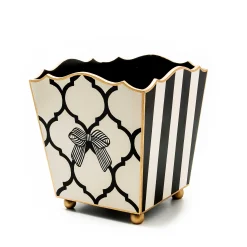 MacKenzie-Childs Bath & Bath Accessories|Room Accents<Pretty as a Bow Waste Bin