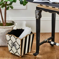 MacKenzie-Childs Bath & Bath Accessories|Room Accents<Pretty as a Bow Waste Bin