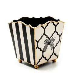 MacKenzie-Childs Bath & Bath Accessories|Room Accents<Pretty as a Bow Waste Bin