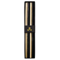 MacKenzie-Childs Candles & Fragrances|Table Accessories<Quatro Black  Ivory Dinner Candles, Set of 2