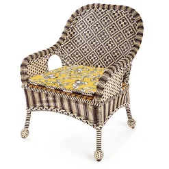 MacKenzie-Childs Outdoor<Queen Bee Courtyard Outdoor Accent Chair