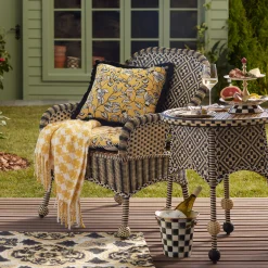 MacKenzie-Childs Outdoor<Queen Bee Courtyard Outdoor Accent Chair