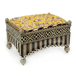 MacKenzie-Childs Outdoor<Queen Bee Courtyard Outdoor Ottoman