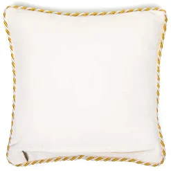 MacKenzie-Childs Spring|Pillows, Throws, & Cushions<Queen Bee Ivory Throw Pillow