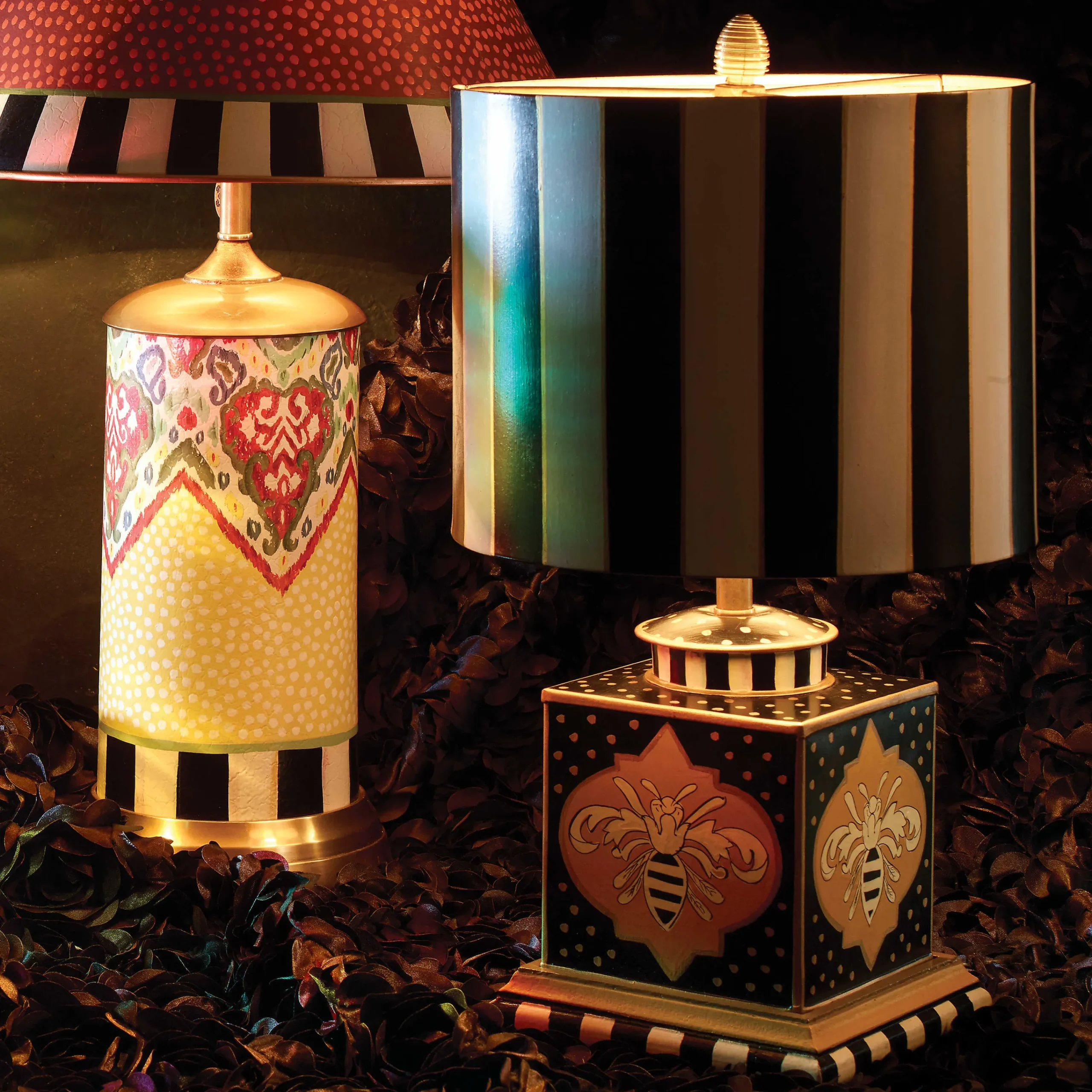 MacKenzie-Childs Room Accents|Lighting<Queen Bee Lamp