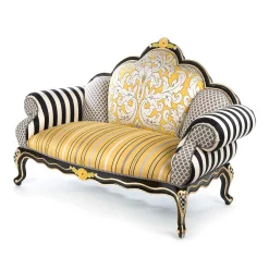 MacKenzie-Childs Living Room<Queen Bee Loveseat