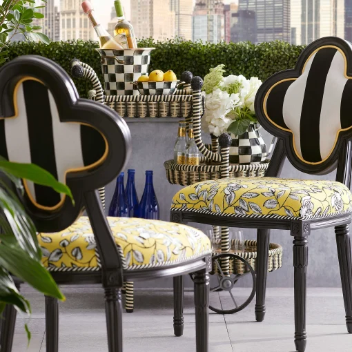 MacKenzie-Childs Outdoor|Spring<Queen Bee Outdoor Dining Chair