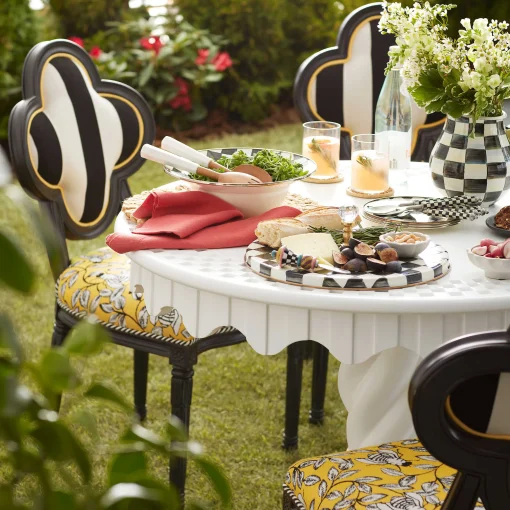 MacKenzie-Childs Outdoor|Spring<Queen Bee Outdoor Dining Chair