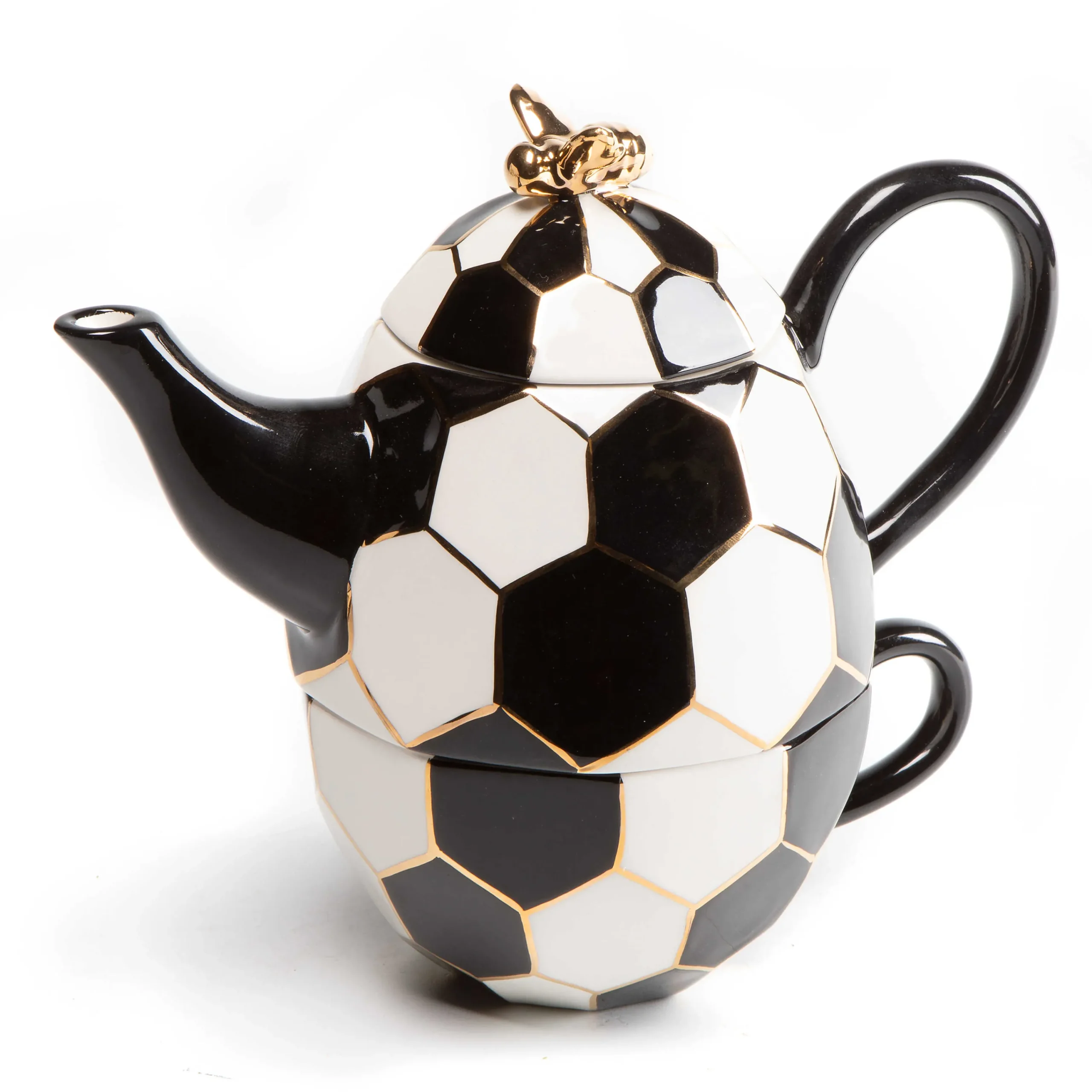 MacKenzie-Childs Serveware|Tea Kettles<Queen Bee Tea For One