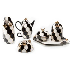 MacKenzie-Childs Serveware|Tea Kettles<Queen Bee Tea For One