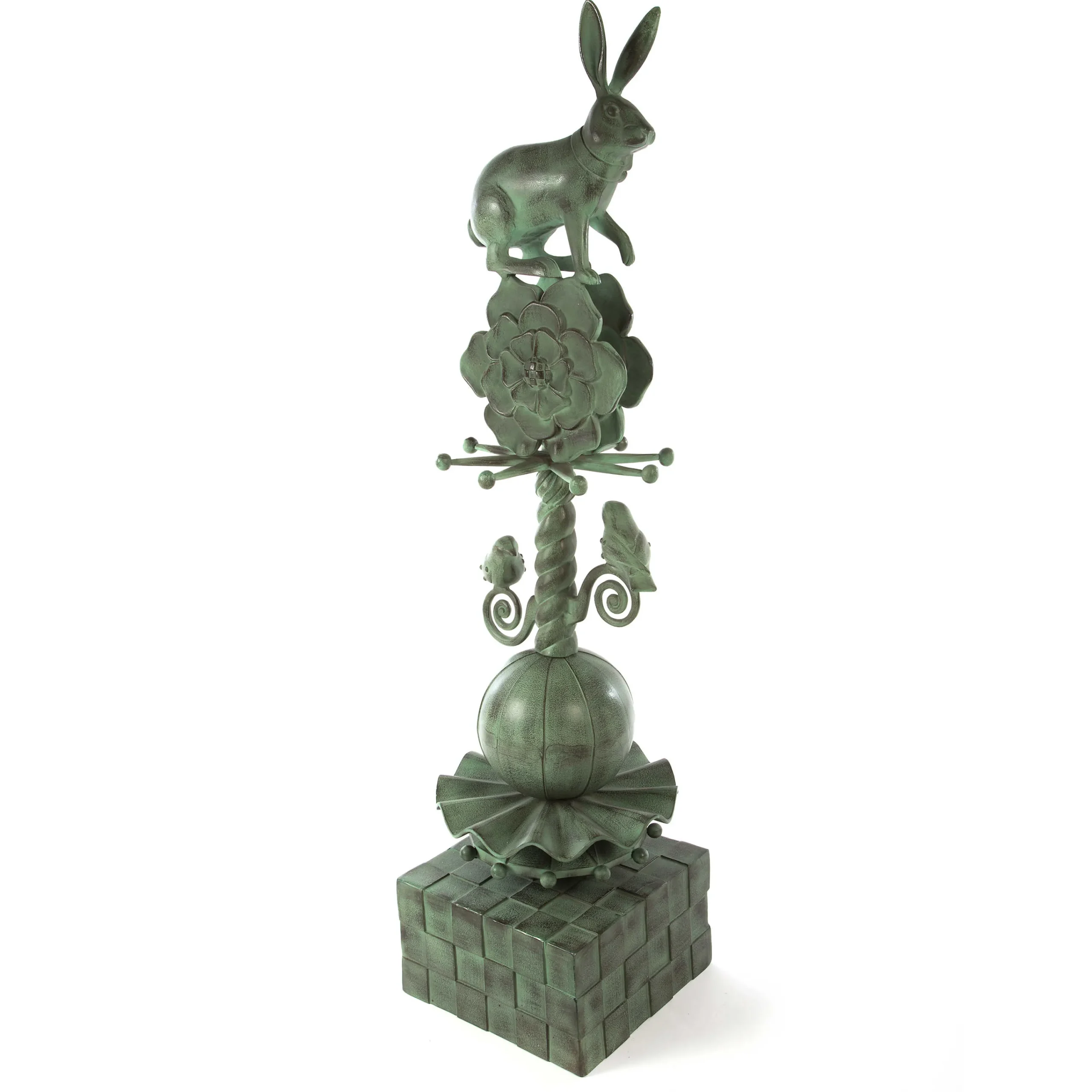 MacKenzie-Childs Easter|Spring<Rabbit Garden Totem