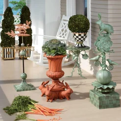 MacKenzie-Childs Easter|Spring<Rabbit Garden Totem