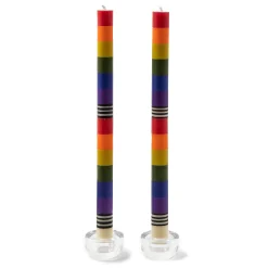 MacKenzie-Childs Candles & Fragrances|Table Accessories<Rainbow Dinner Candles, Set of 2