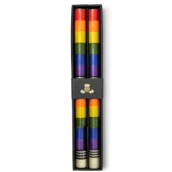 MacKenzie-Childs Candles & Fragrances|Table Accessories<Rainbow Dinner Candles, Set of 2