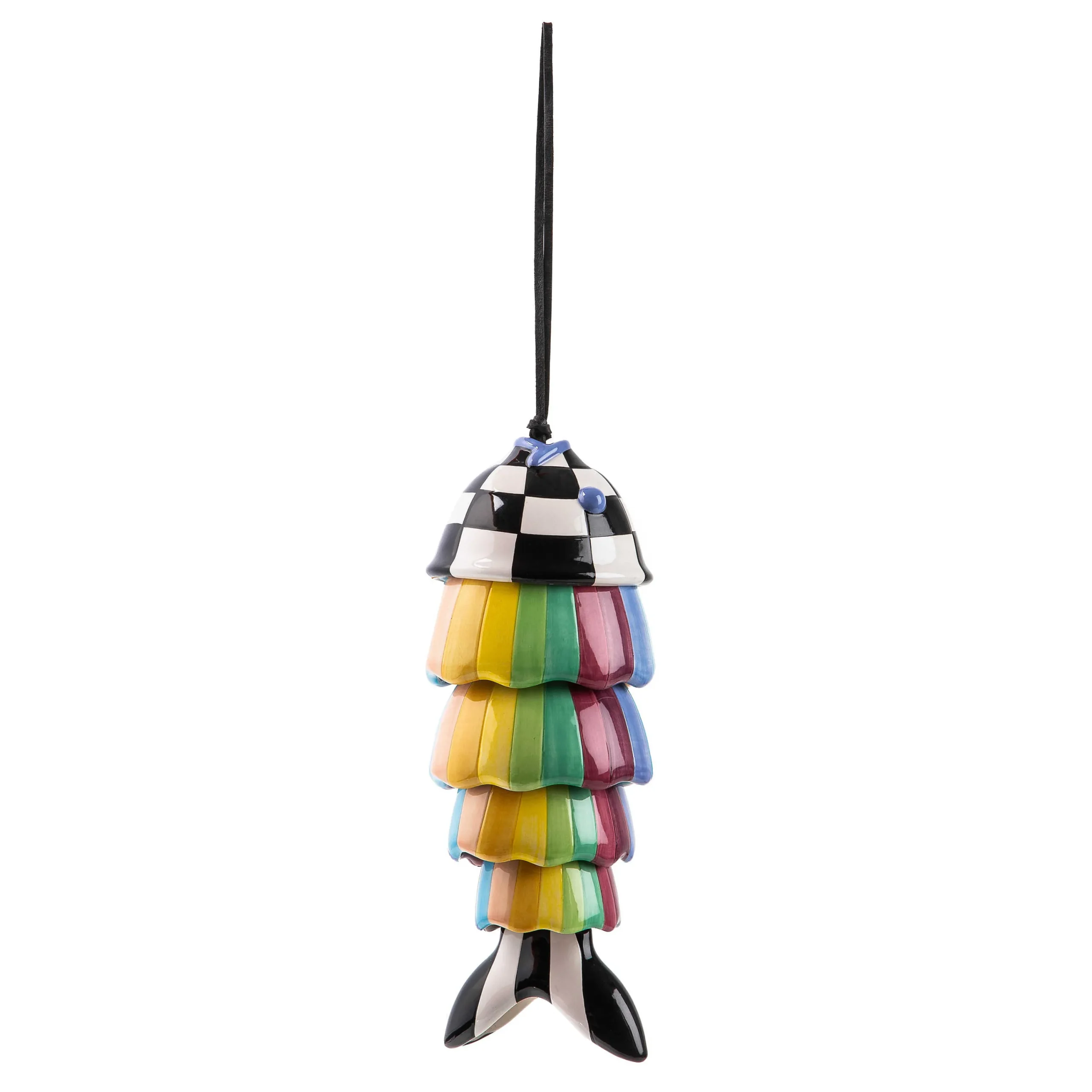 MacKenzie-Childs Spring|Outdoor<Rainbow Fish Wind Chime