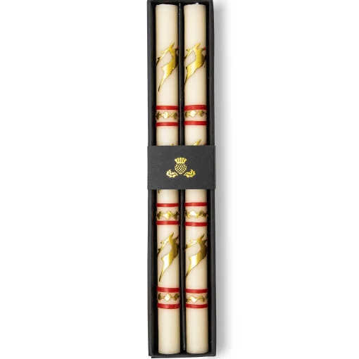 MacKenzie-Childs Holiday|Candles & Fragrances<Reindeer Dinner Candles, Set of 2