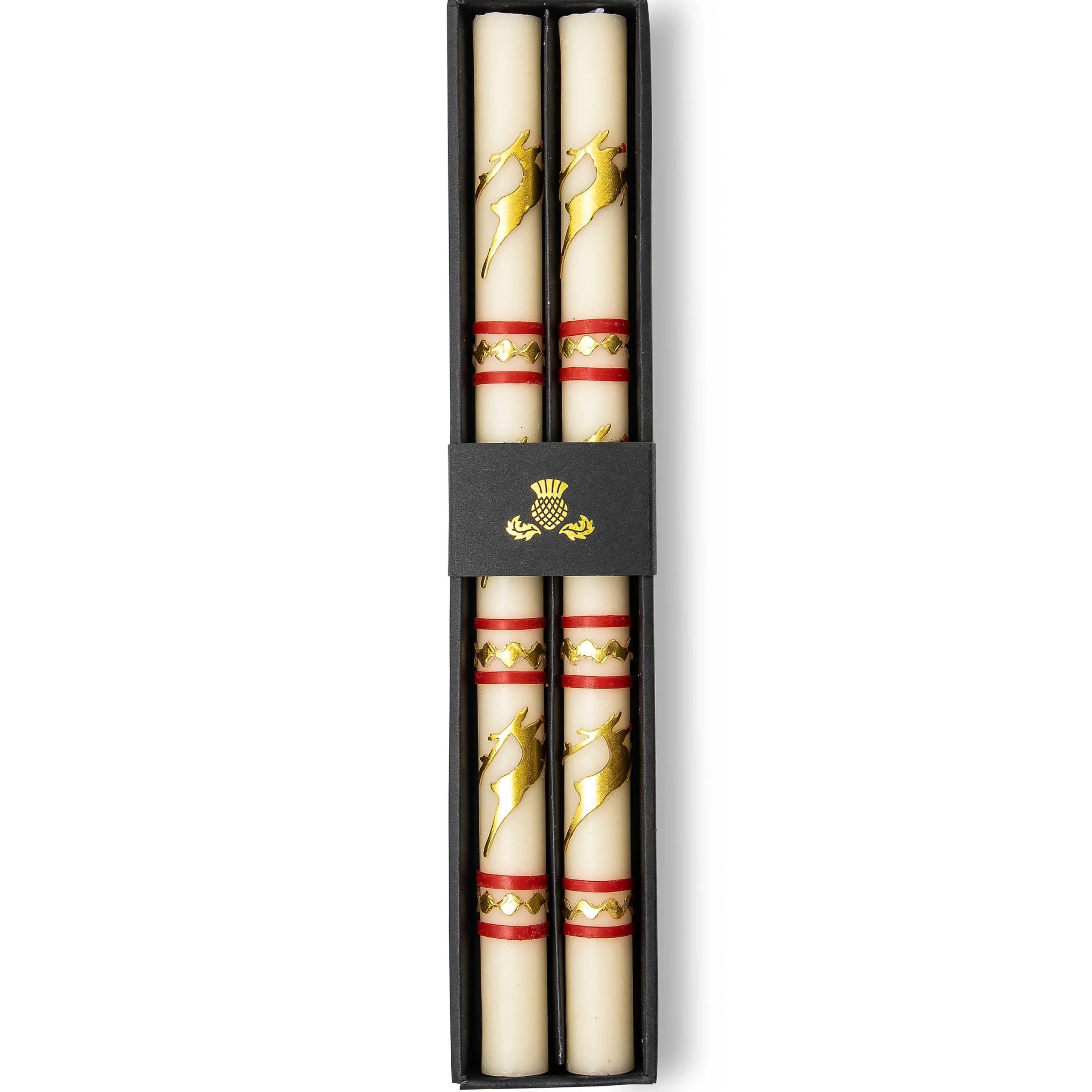 MacKenzie-Childs Holiday|Candles & Fragrances<Reindeer Dinner Candles, Set of 2