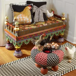 MacKenzie-Childs Entryway Furniture|Living Room<Ridiculous Bench