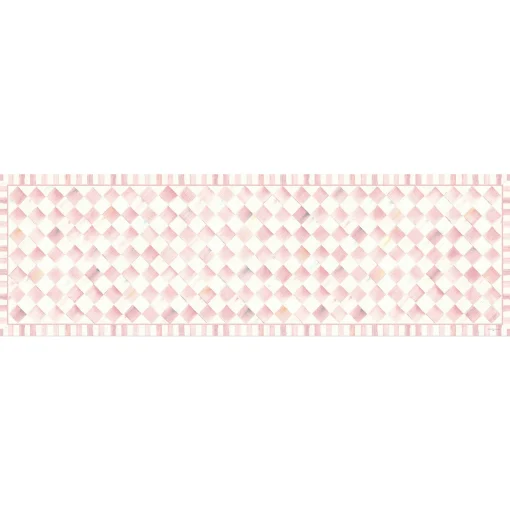 MacKenzie-Childs Rugs<Rosy Check 2'6 x 8' Runner Floor Mat