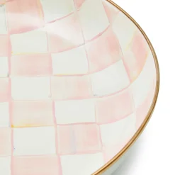 MacKenzie-Childs Fall Entertaining|Serveware<Rosy Check Abundant Bowl