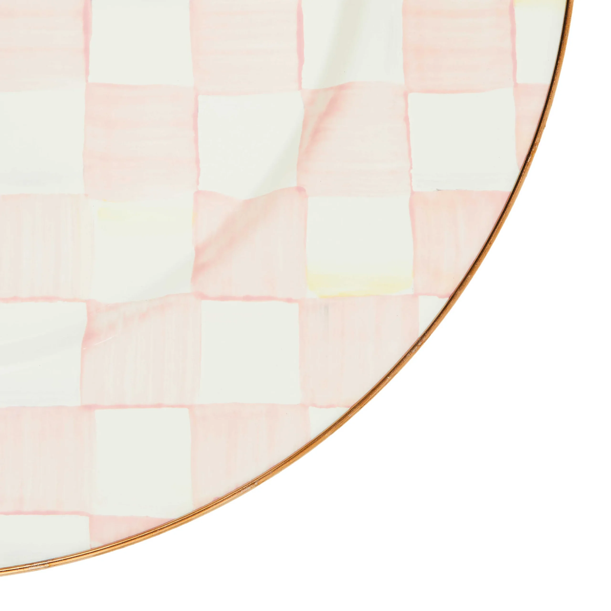 MacKenzie-Childs Easter|Spring<Rosy Check Charger/Plate