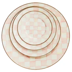 MacKenzie-Childs Easter|Spring<Rosy Check Charger/Plate
