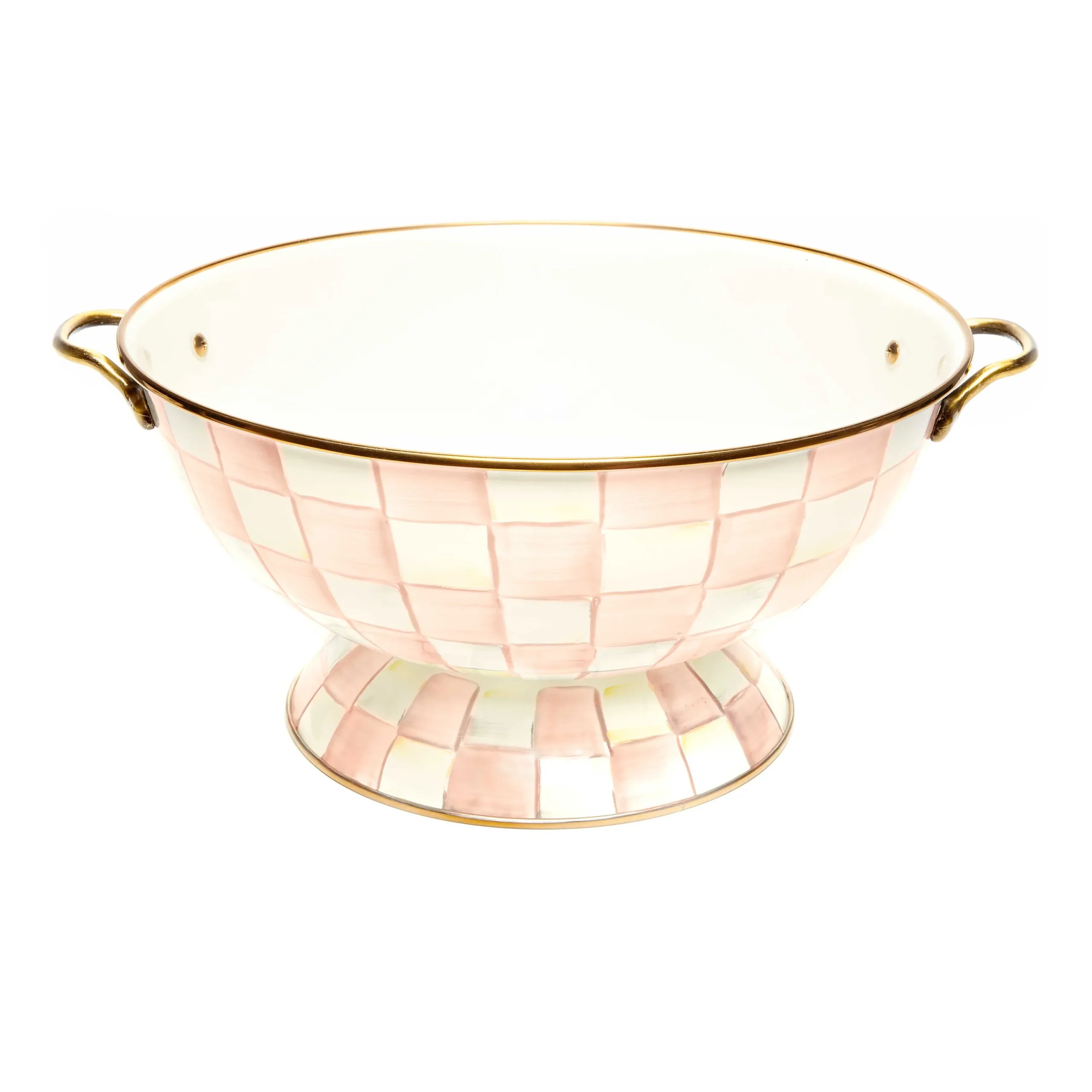 MacKenzie-Childs Easter|Spring<Rosy Check Everything Bowl