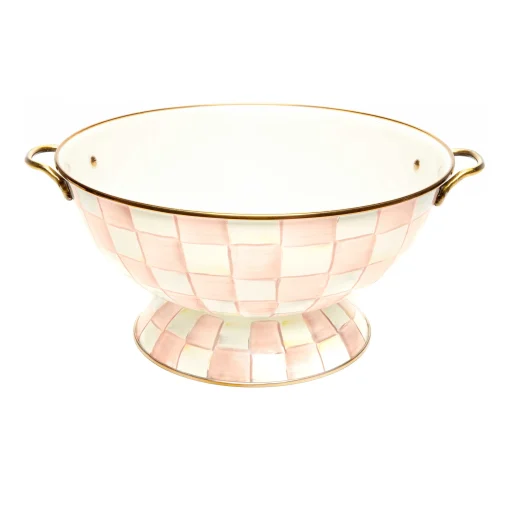 MacKenzie-Childs Easter|Spring<Rosy Check Everything Bowl