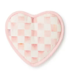 MacKenzie-Childs Kitchen & Table Linens<Rosy Check Heart Potholder