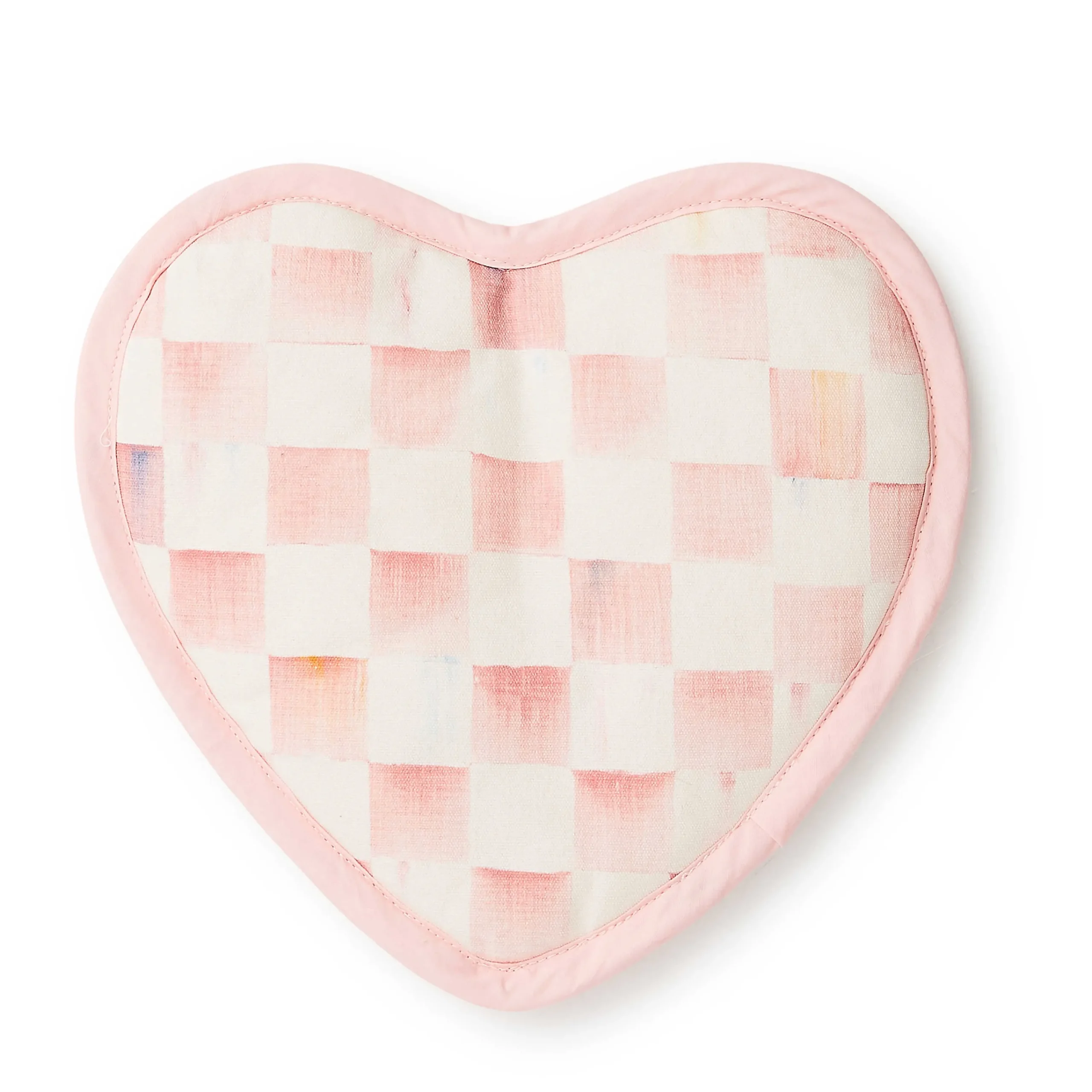 MacKenzie-Childs Kitchen & Table Linens<Rosy Check Heart Potholder