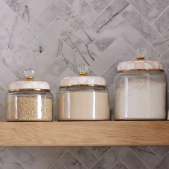 MacKenzie-Childs Kitchen Storage & Organization<Rosy Check Kitchen Canister, Medium