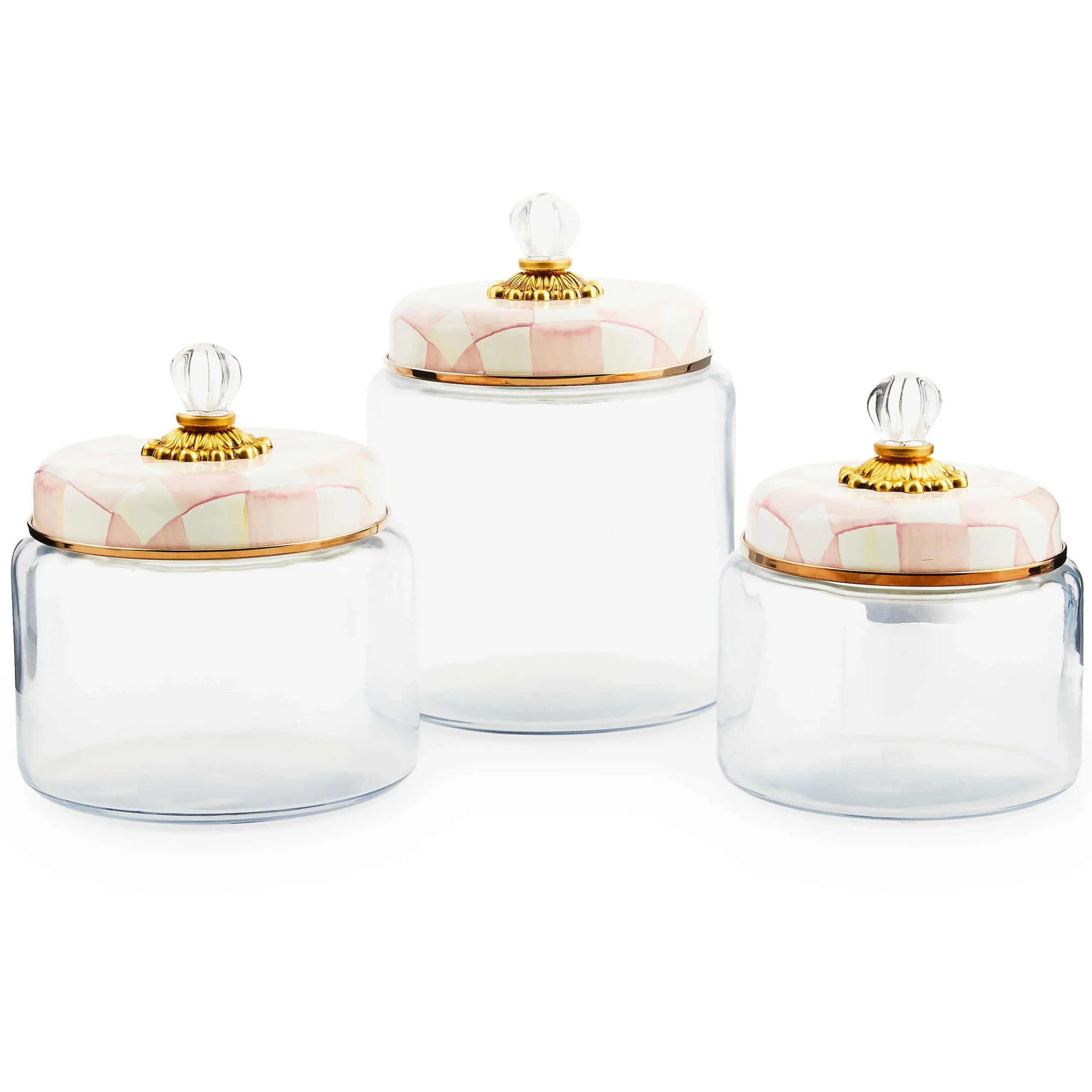 MacKenzie-Childs Kitchen Storage & Organization<Rosy Check Kitchen Canister, Medium