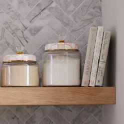 MacKenzie-Childs Kitchen Storage & Organization<Rosy Check Kitchen Canister, Large