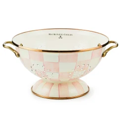 MacKenzie-Childs Spring|Kitchen Utensils & Tools<Rosy Check Large Colander