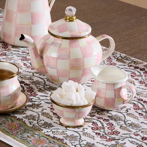 MacKenzie-Childs The Coffee Shop|Fall Entertaining<Rosy Check Little Creamer