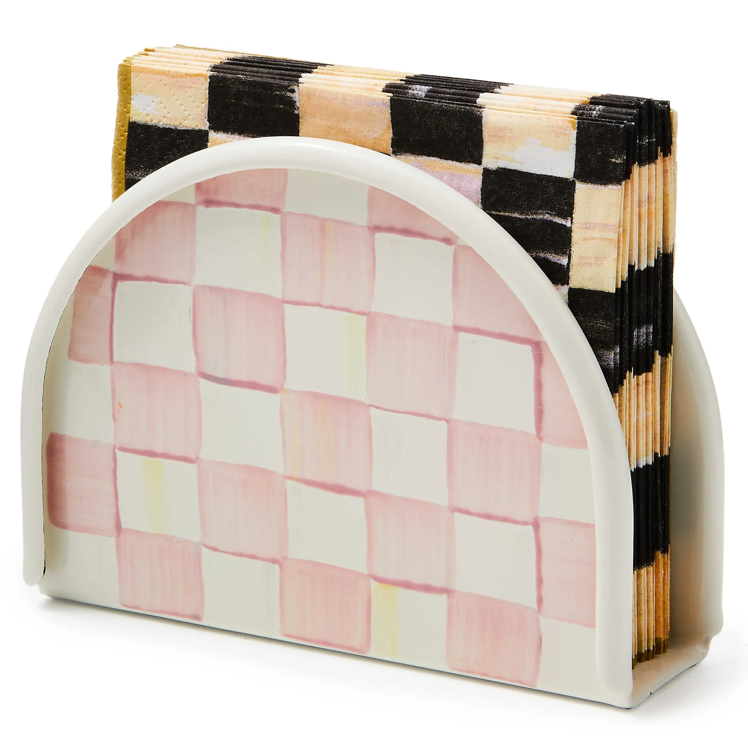 MacKenzie-Childs Fall Entertaining|Table Accessories<Rosy Check Napkin Holder