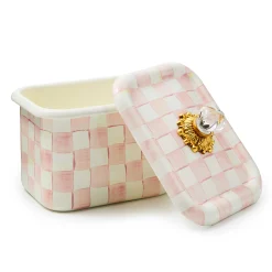 MacKenzie-Childs Kitchen Storage & Organization<Rosy Check Recipe Box