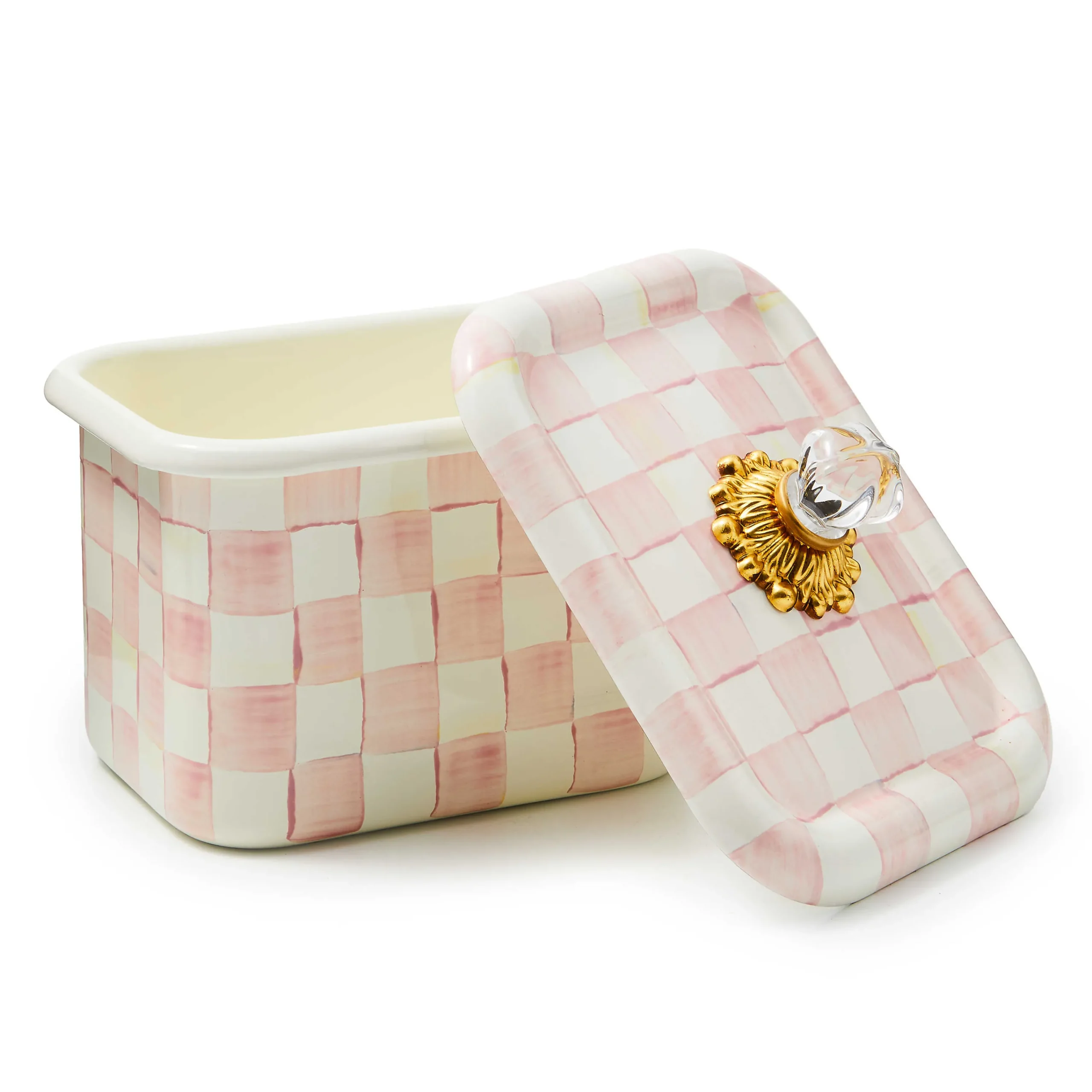 MacKenzie-Childs Kitchen Storage & Organization<Rosy Check Recipe Box