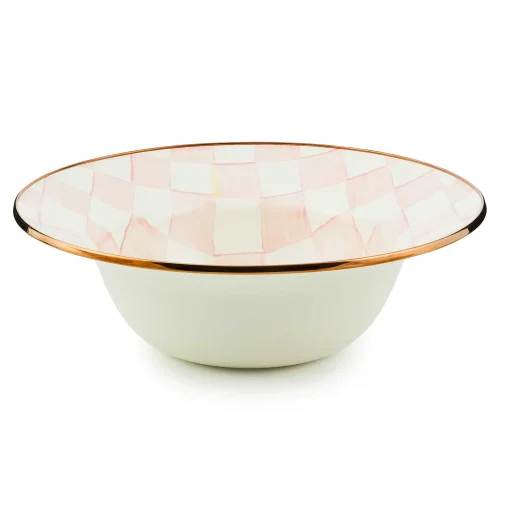 MacKenzie-Childs Easter|Spring<Rosy Check Serving Bowl
